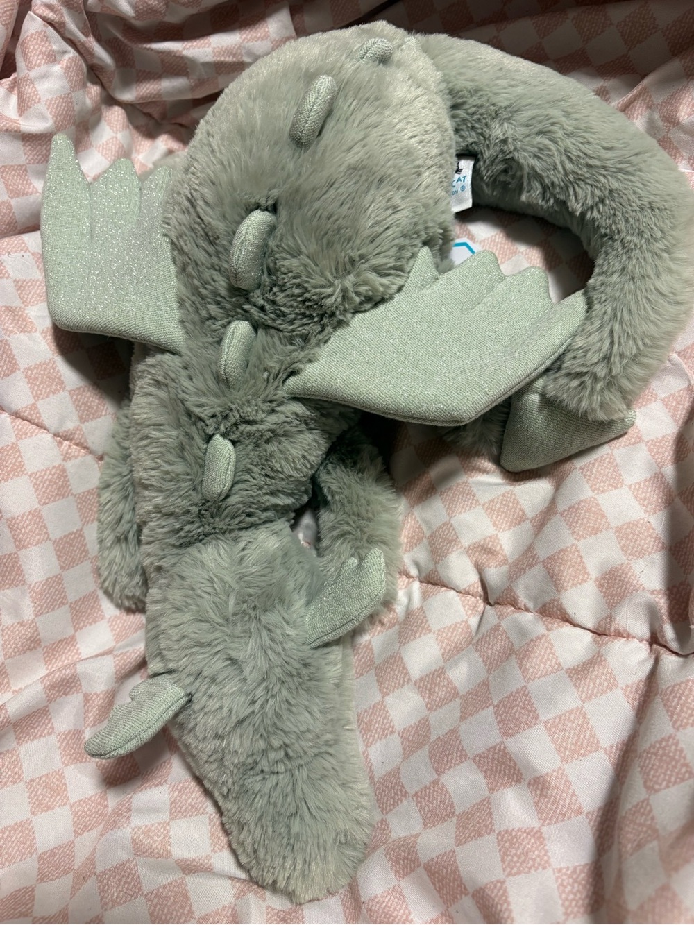 BNWT Sage Jellycat Dragon Size Large